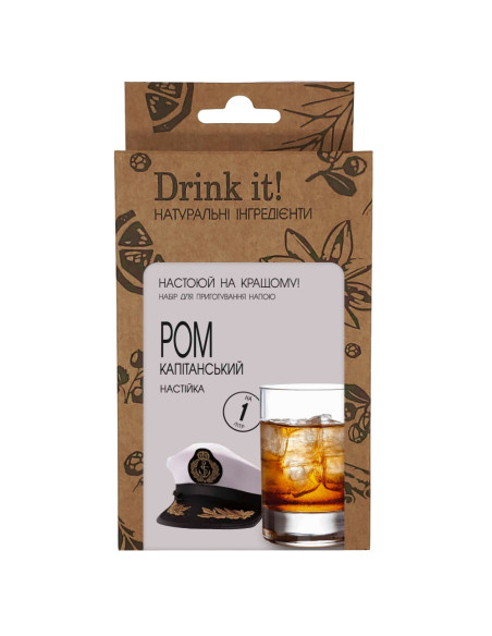 Набір для настоювання Drink it Ром капітанський