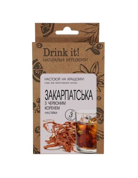 Набор для настаивания Drink it Закарпатская с красным корнем