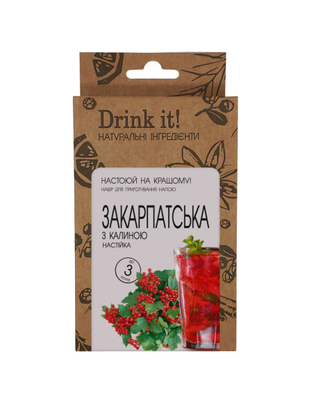 Набор для настаивания Drink it Закарпатская с калиной