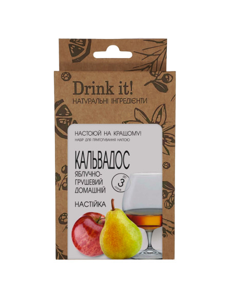 Набор для настаивания Drink it Кальвадос яблочно-грушевый домашний