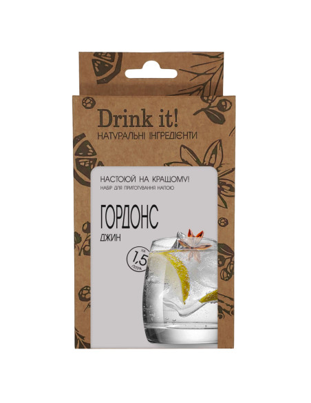 Набір для настоювання Drink it Джин Гордонс