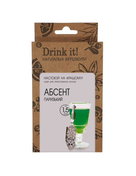 Набір для настоювання Drink it Абсент паризький
