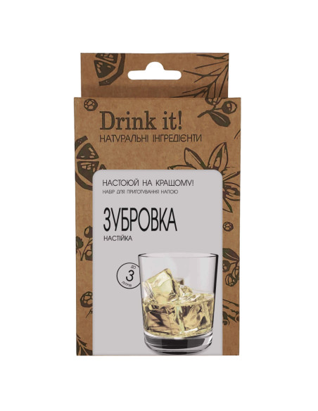 Набір для настоювання Drink it Зубровка