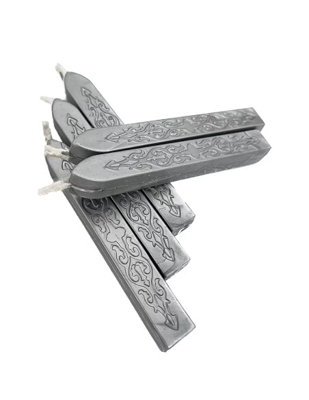 Сургуч палочка серебро, 1 шт