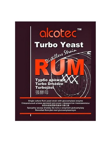 Турбо-дрожжи Alcotec Rum Turbo, 73 г (просроченные)