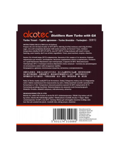 Турбо-дріжджі Alcotec Rum Turbo, 73 г (протерміновані) 2
