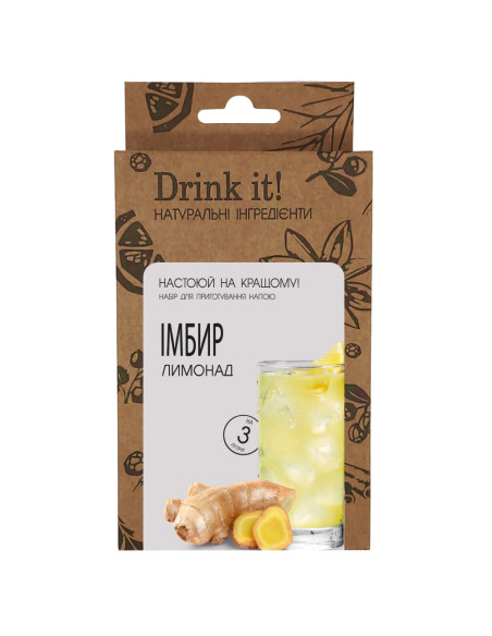 Набір для настоювання Drink it Імбир лимонад