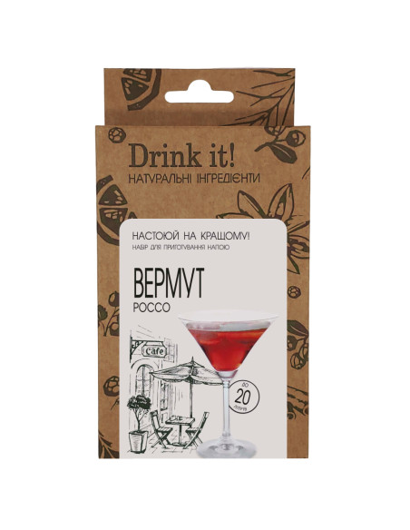 Набор для настаивания Drink it вермут Россо