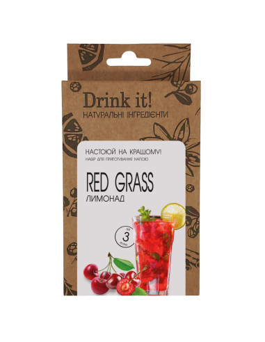 Набір для настоювання Drink it Red Grass лимонад