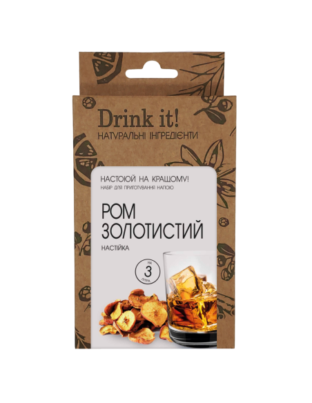 Набор для настаивания Drink it Ром золотистый