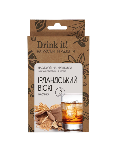 Набір для настоювання Drink it Ірландський віскі