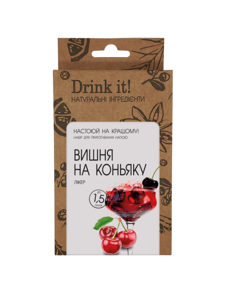 Набір для настоювання Drink it Вишня на коньяку
