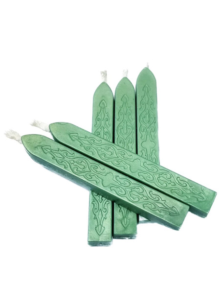 Сургуч палочка зеленая, 1 шт
