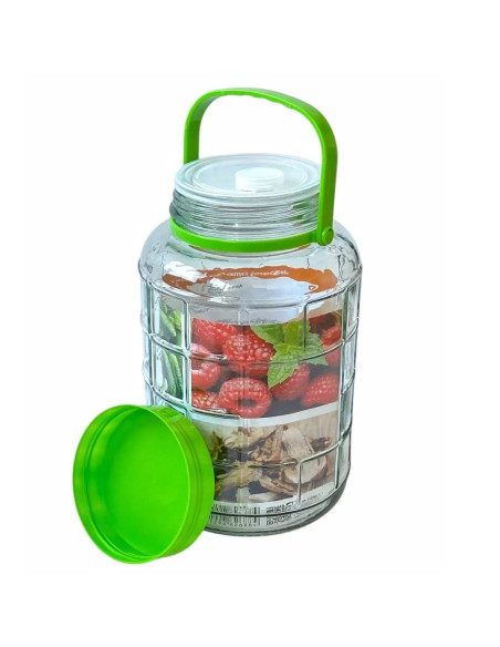 Банка стеклянная с крышкой, 5 л