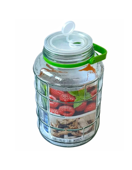 Банка стеклянная с крышкой, 5 л