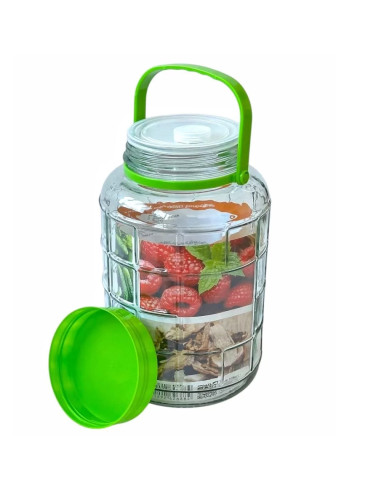 Банка скляна з кришкою, 8 л