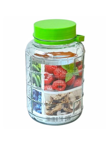 Банка скляна з кришкою, 8 л