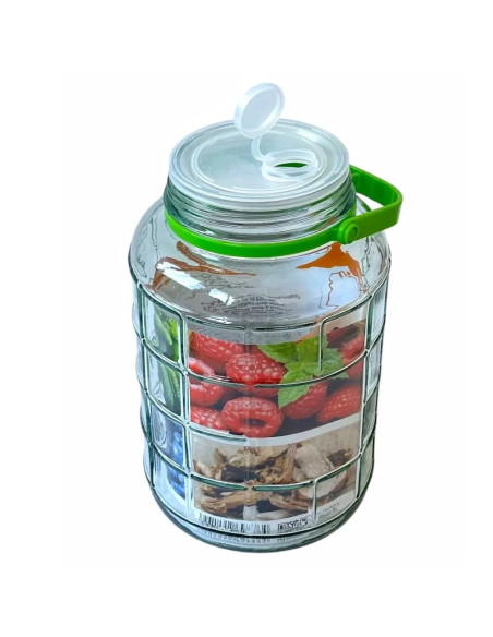 Банка скляна з кришкою, 8 л