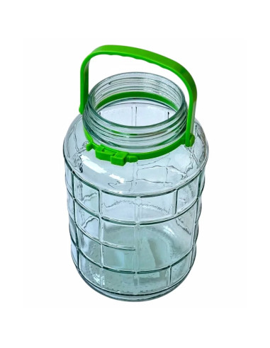 Банка стеклянная с крышкой, 8 л