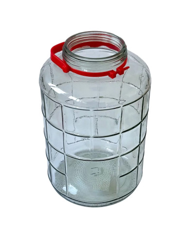 Банка стеклянная с крышкой, 10 л