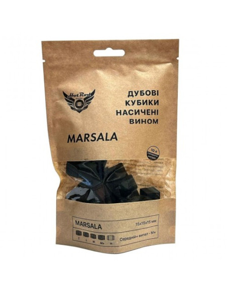 Кубики дубові Hot Rod M+ насичені вином Марсала, на 10 л
