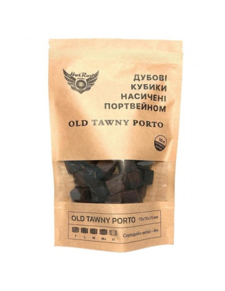 Кубики дубовые Hot Rod M+ насыщенные портвейном, на 10 л