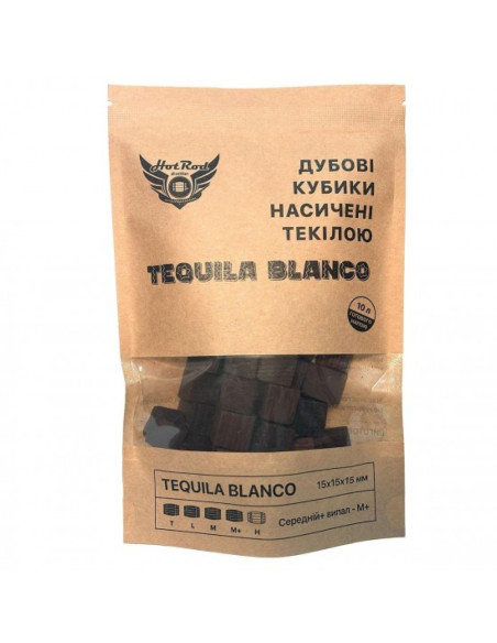 Кубики дубовые Hot Rod M+ насыщенные текилой, на 10 л