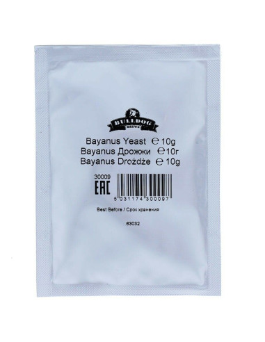 Дріжджі винні Bulldog Bayanys Yeast, 10 г
