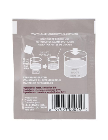 Дрожжи винные Lalvin Noveau 71B, 5 г