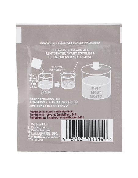 Дріжджі винні Lalvin Noveau 71B, 5 г