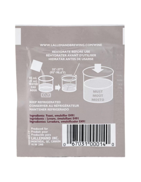 Дрожжи винные Lalvin All Purpose V1116, 5 г
