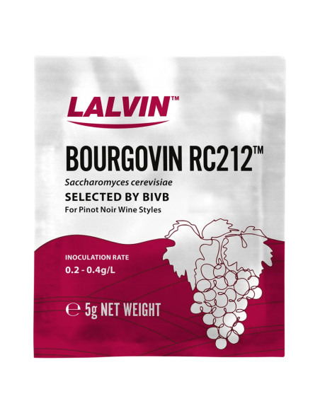Дріжджі винні Lalvin Burgundy RC212, 5 г