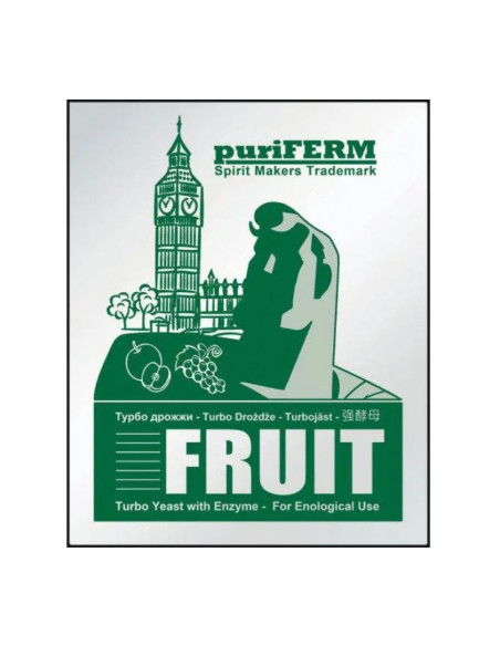 Турбо-дріжджі фруктові Puriferm Fruit, 50 г (протерміновані)