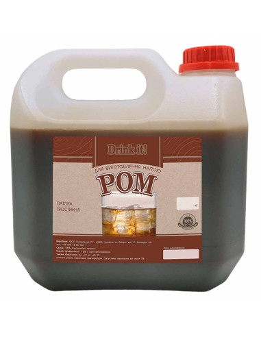 Патока тростинна Drink it Ром, 5 кг