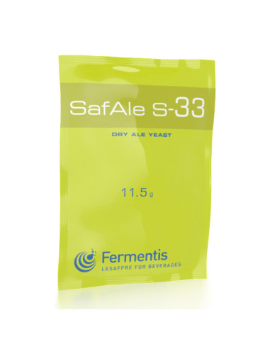 Пивные дрожжи Fermentis S-33, 11.5 г (срок годности до 07.2025)