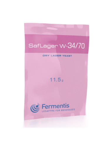 Пивні дріжджі Fermentis W-34/70, 11,5 г (термін придатності до 09.2025)