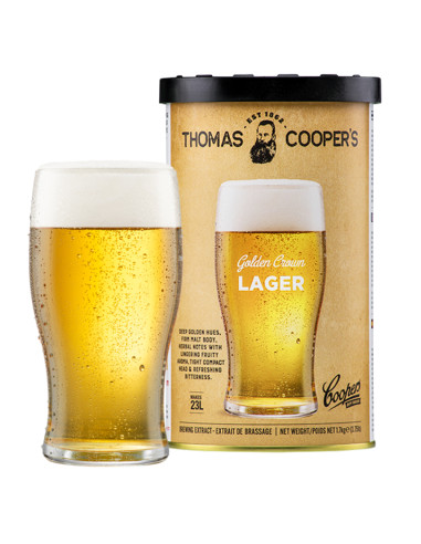 Пивна суміш Coopers Golden Crown Lager на 23 л