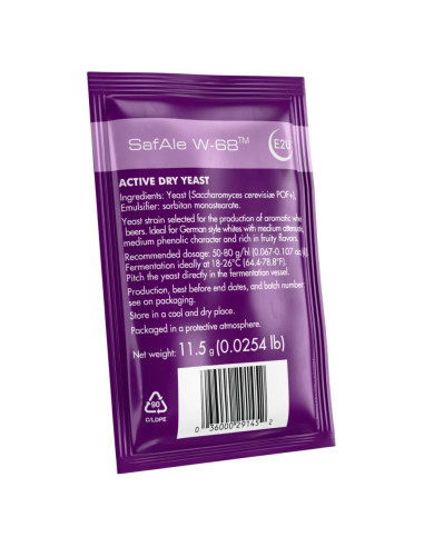 Пивные дрожжи Fermentis W-68, 11,5 г