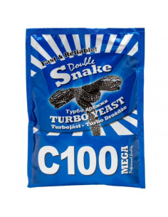 Спиртові турбо дріжджі Double Snake C-100 Turbo, 360 г...