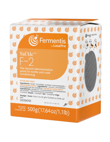 Дрожжи пивные Fermentis F-2, 500 г