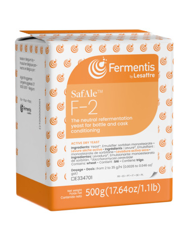 Дрожжи пивные Fermentis F-2, 500 г
