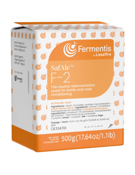 Дрожжи пивные Fermentis F-2, 500 г